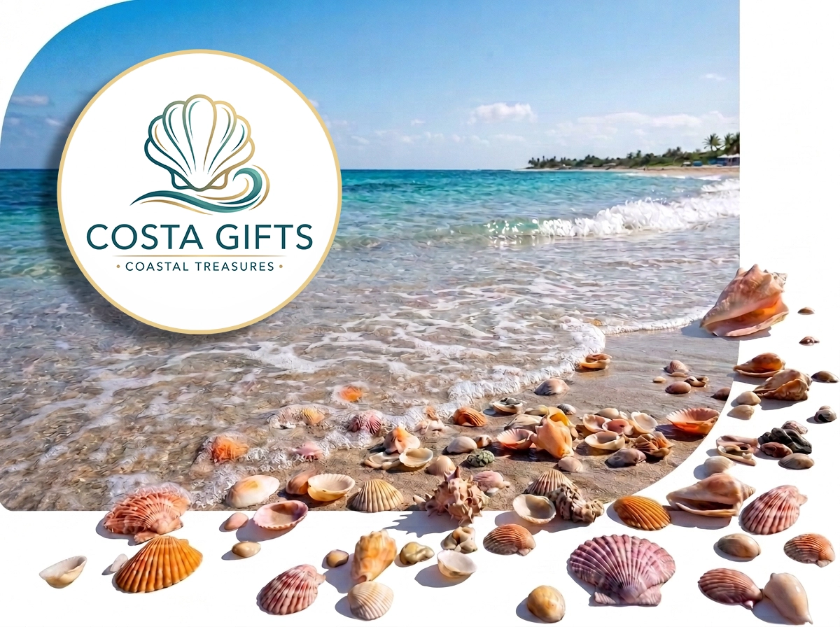 locally collected sea shells from the costa del sol beaches to craft unique gifts